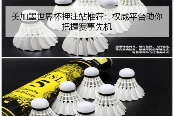 美加墨世界杯押注站推荐：权威平台助你把握赛事先机